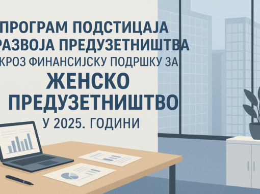 Програм подстицаја развоја предузетништва кроз финансијску подршку за женско предузетништво у 2025. години